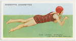 The crawl stroke; leg action: second position.