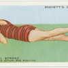 The crawl stroke; leg action: third position.