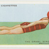 The crawl stroke; breathing (inhaling).