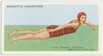 The crawl stroke; breathing (inhaling).