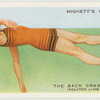 The back crawl stroke; isolated limb action.