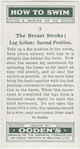 The breast stroke; leg action, second position.