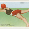 The breast stroke; leg action, third position.