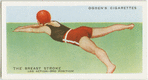The breast stroke; leg action, third position.