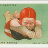 The breast stroke; arm action, first position.