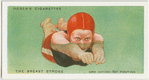 The breast stroke; arm action, first position.