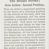 The breast stroke; arm action, second position.