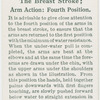The breast stroke; arm action, fourth position.