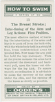 The breast stroke; inter-timing of the arm and leg actions: first position.