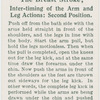 The breast stroke; inter-timing of the arm and leg actions: second position.