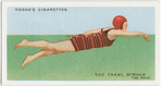 The crawl stroke; the poise.