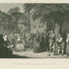 Portraits, scenes and buildings.