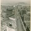 San Francisco, looking down market street to bay