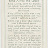 King Alfred the Great.