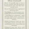 Oliver Cromwell.