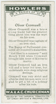 Oliver Cromwell.