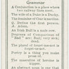Grammar.