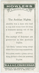 The Arabian nights.