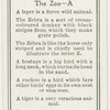 The zoo - A