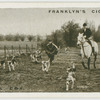 In full cry.  South Berks. foxhounds at Mongewell Park.