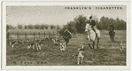 In full cry.  South Berks. foxhounds at Mongewell Park.