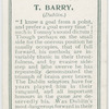 T. Barry. (Dublin.)