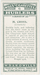 M. Cross. (Limerick.)