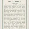 Dr. T. Daly. (Dublin.)