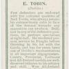 E. Tobin. (Dublin.)