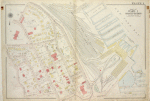 Plate 1, Part of Ward 1 [Map bound by Richmond Terrace (Bay St), Pierhead Line, Hyatt St, St. Marks PL (Tompkins Ave), Fort PL, Daniel Low Terrace, Hamilton Ave, Nicholas St]