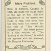 Mary Pickford.