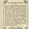 Mr. G. Bernard Shaw.