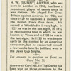 H.W. (Bunny) Austin.