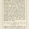 Max Baer.