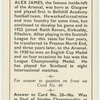 Alex James.