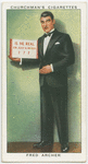 Fred Archer, living wax model.