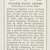 Cyclone Danny Carter, international stunt rider.