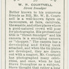 W.R. Courtnell, street smudger.