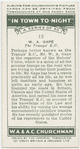W.A. Gape, the tramp's K.C.