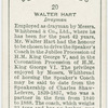 Walter Hart, drayman.