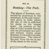 Bombay, the port.