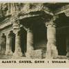 Ajanta Caves. Cave No. 1, Vihara.
