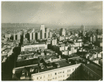 S.F. skyline and financial district from Hopkins Hotel, San Francisco