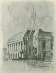 Artist's sketch War Memorial Opera House