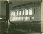 Facade of the new San Francisco War Memorial Opera House, newest adjunct to the twenty-three and a half million dollar Civic Center. This view was taken from the City Hall.