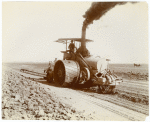 Single traction engine working on Canal, Roberts Island, San Joaquin Valley, California