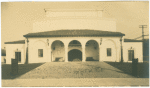 The recently rebuilt Lobero Theatre, center of the amateur dramatic work of the Community Arts Association, was undamaged, and now houses banks and other public utilities until reconstruction is finished