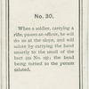 Saluting to the side (with arms), passing an officer.