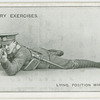 Musketry exercises, lying position when firing.