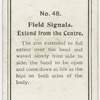 Field signals, extend from the center.